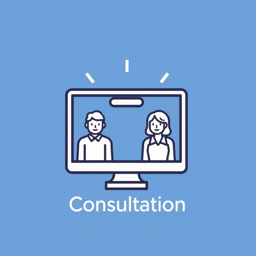 Icona di due persone che parlano tramite videochiamata